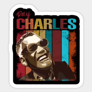 Classic Art Charles 50s Music Sticker